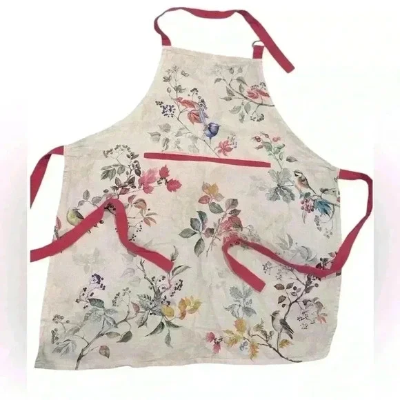 Maison d' Hermine Equinoxe - Beige 100% Cotton Apron - Picture 2 of 7